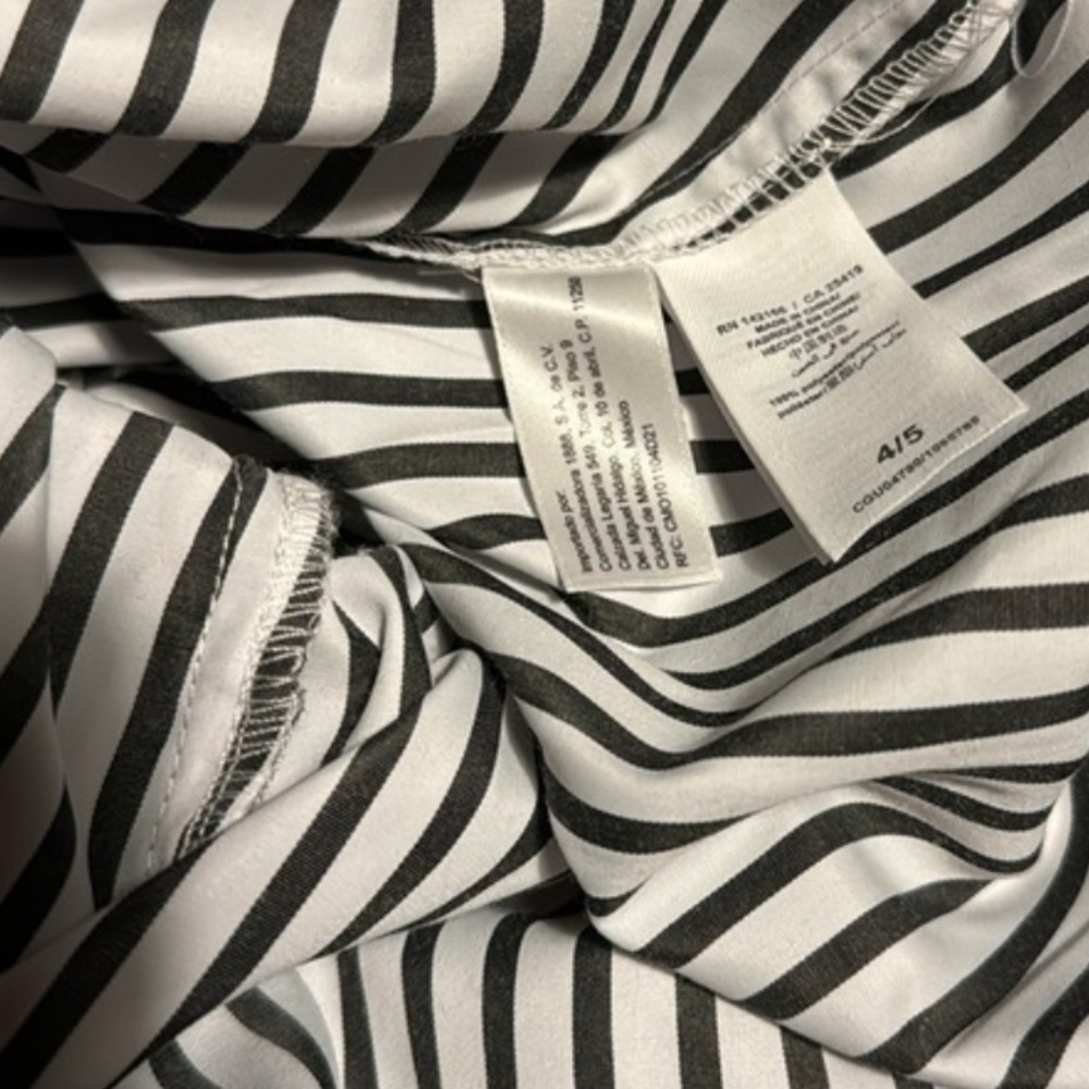 NWOT HABITUAL NAVY WHITE STRIPPED DRESS SIZE TODDLER 4/5 - Picture 3 of 11